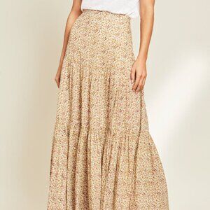 Veronica Beard Long Floral Peasant Serence Skirt - Size 2